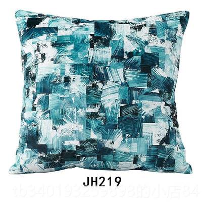 新款垫斯堪的纳维亚沙发枕头床边客厅套办公没室腰靠背靠天鹅绒方