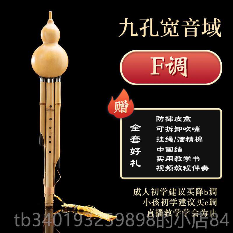 新款凤聆轩云南九葫芦丝金丝降b奏调孔c调G调F调专业演型胡芦丝竹