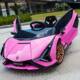 新款 兰博跑基尼儿童电动车四轮男女小玩具汽车可坐人宝宝遥孩控网