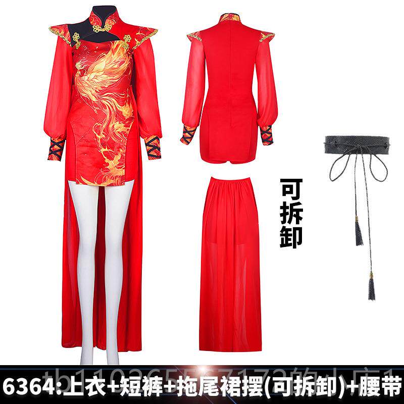 新款女团爵士舞装民族潮流5表演服装女团20服2新中式时鼓乐尚服装