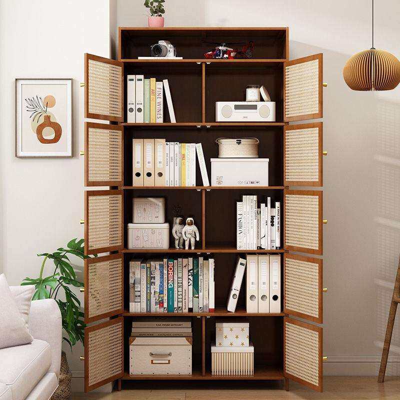 书架置物架落地家用客厅带门靠墙收纳防尘儿童简易多层储物柜书柜,模玩/动漫/周边/娃圈三坑/桌游,模型制作工具/辅料耗材,淘宝优惠券,粉丝福利购,淘宝优惠卷