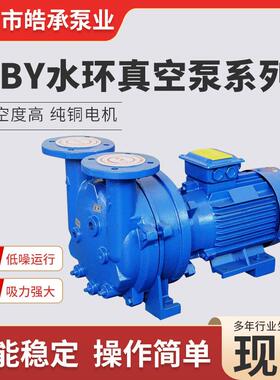 2BY系列水环式真空泵 工业用 铸铁不锈钢材质 可配备防爆电机