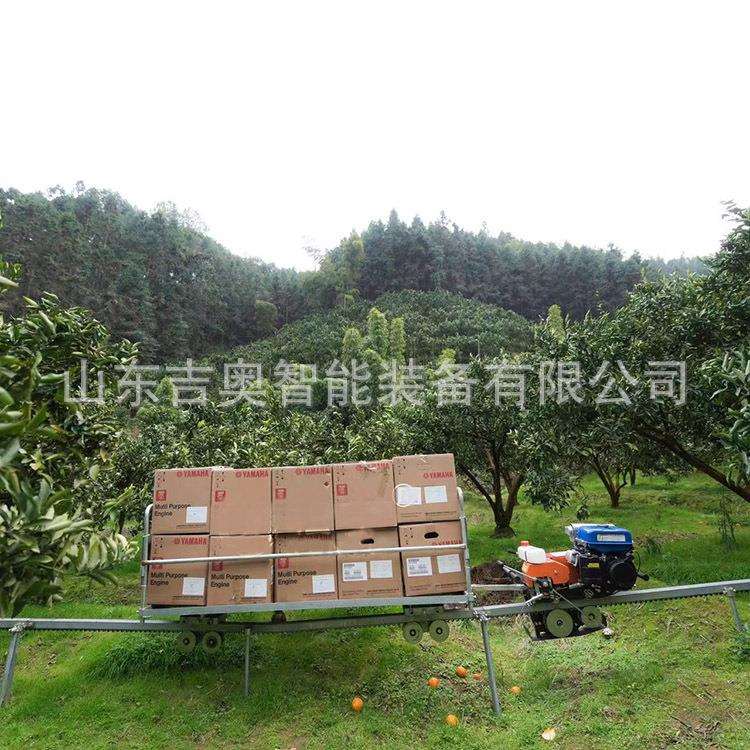 农用果园单轨运输车 山地爬坡轨道车齿条搬运机