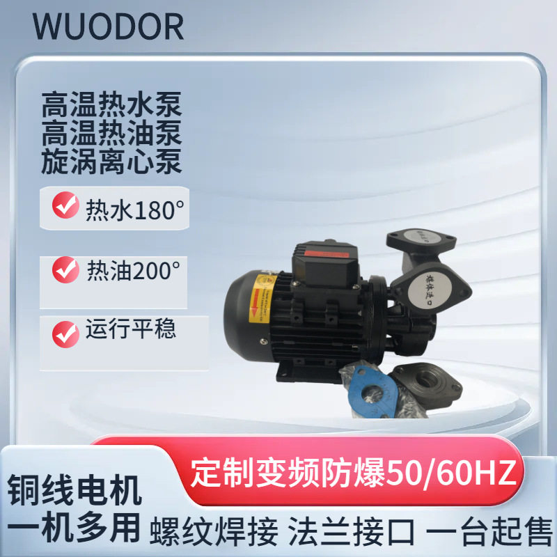 供应370W电动油泵WM-05-200卧式高温导热油循环泵380V铜叶轮水泵