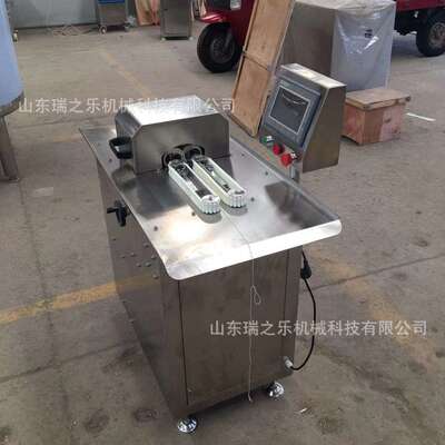 商用红肠分段打结机 糯米肠全自动双路扎线机 腊肠自动绕线设备