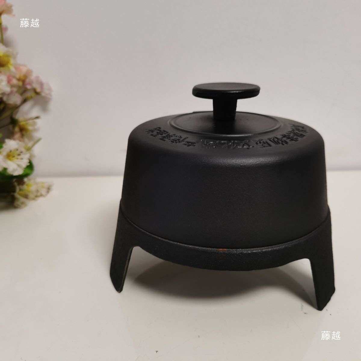 老式铸铁加厚济源鸡蛋不翻锅 不翻鏊子 纯铁商家用凹子锅