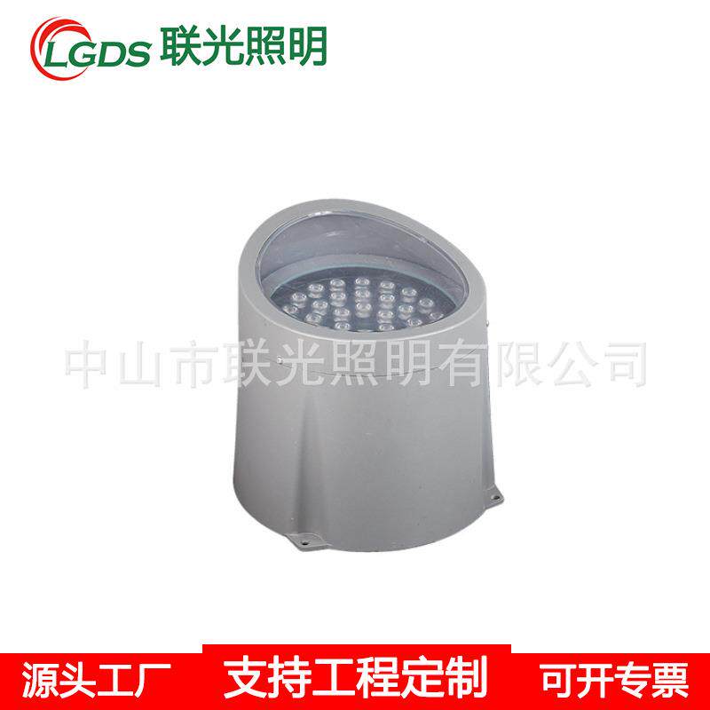 立体式LED明装地埋灯户外防水遮光射树灯圆形照树灯COB埋地灯
