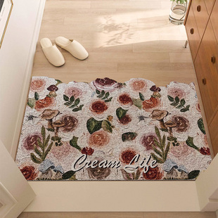 入户门地垫加厚丝圈脚垫可自由裁剪地毯门垫进门门口入门入户家用