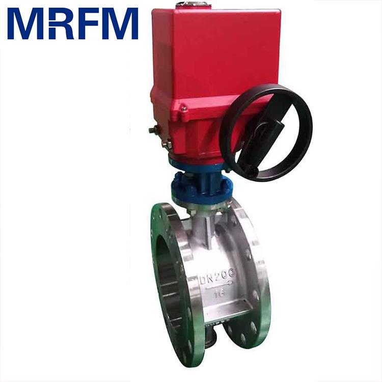 厂家供应不锈钢电动蝶阀D943W-16P不锈钢法兰蝶阀单向阀体