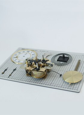 现代作约全案手工钟表机械样题套装主板间工简室书房软装饰品摆件