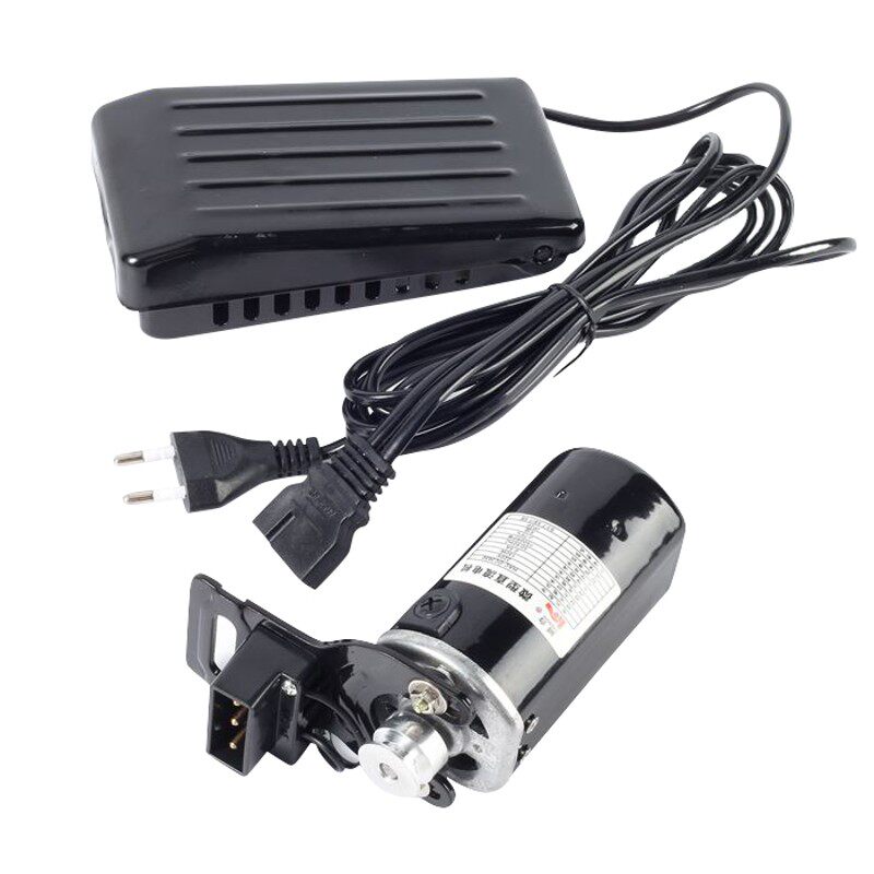 脚踩踏老式家用缝纫机电动机马达锁边机220V180W250W直流铜线电机