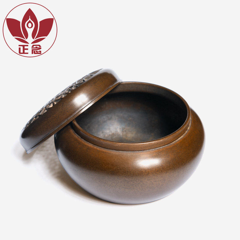 庆松堂苏工铜炉名家胡庆松制紫铜手炉复古手工炉家用熏香摆件