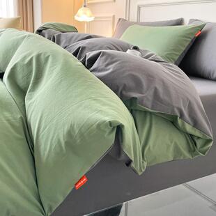 A类母婴级纯棉四件套全棉被套床单床笠款被罩学生三件套床上用品