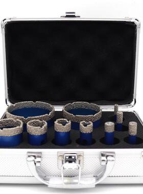 10pcM14钎焊开孔器套装金刚石石材瓷砖打孔角磨机钻头跨境扩孔钻