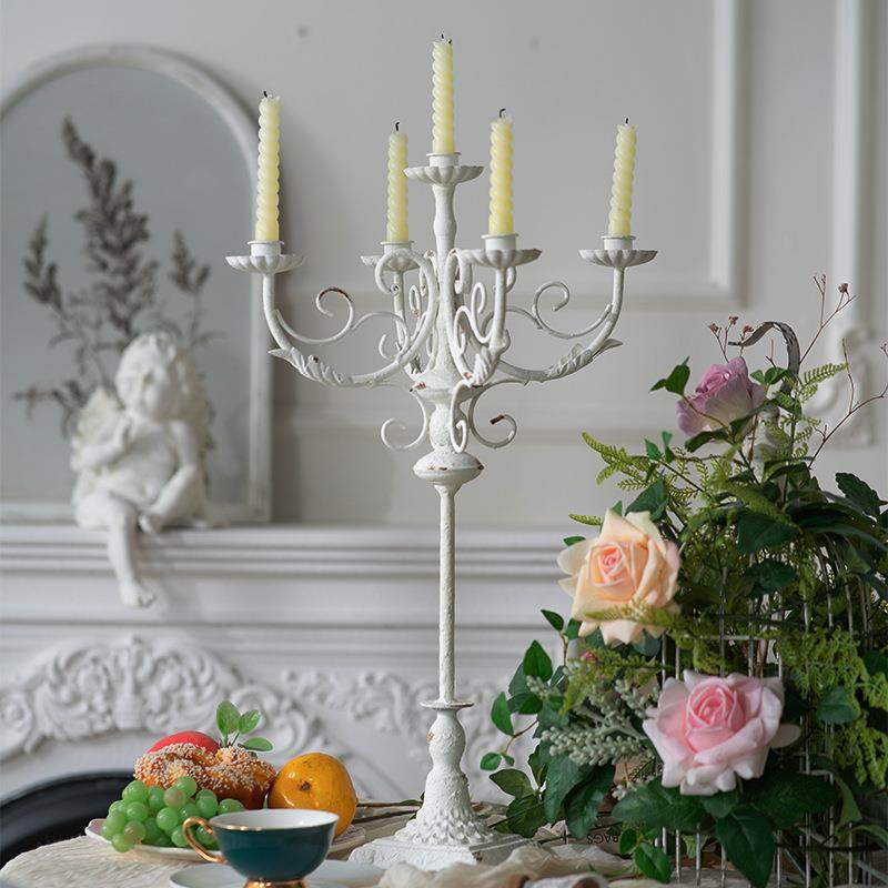 法式多头烛台摆件浪漫客厅复古做旧婚庆铁艺炸烛台氛围感烛光晚餐,鲜花速递/花卉仿真/绿植园艺,割草机/草坪机,淘宝优惠券,粉丝福利购,淘宝优惠卷