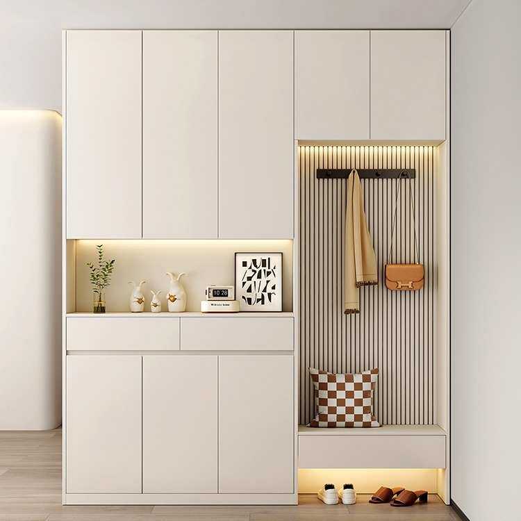 木月入户柜现代简约玄关柜多尺寸颜色可选大小户型带灯组合鞋柜