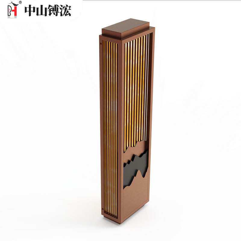 led户外壁灯新中式不锈钢仿云石门亭照明景观装饰灯外墙庭院灯具