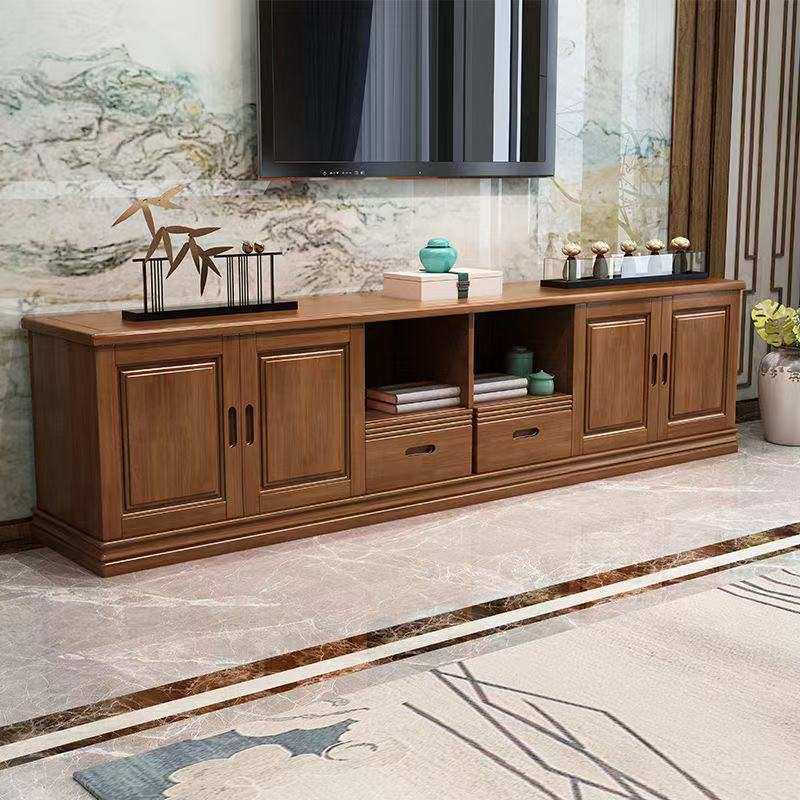 实木电视柜高柜 1.6/1.8/2/2.2/2.4米中式简约大客厅地柜高影视柜,3C数码配件,摄像机配件,淘宝优惠券,粉丝福利购,淘宝优惠卷
