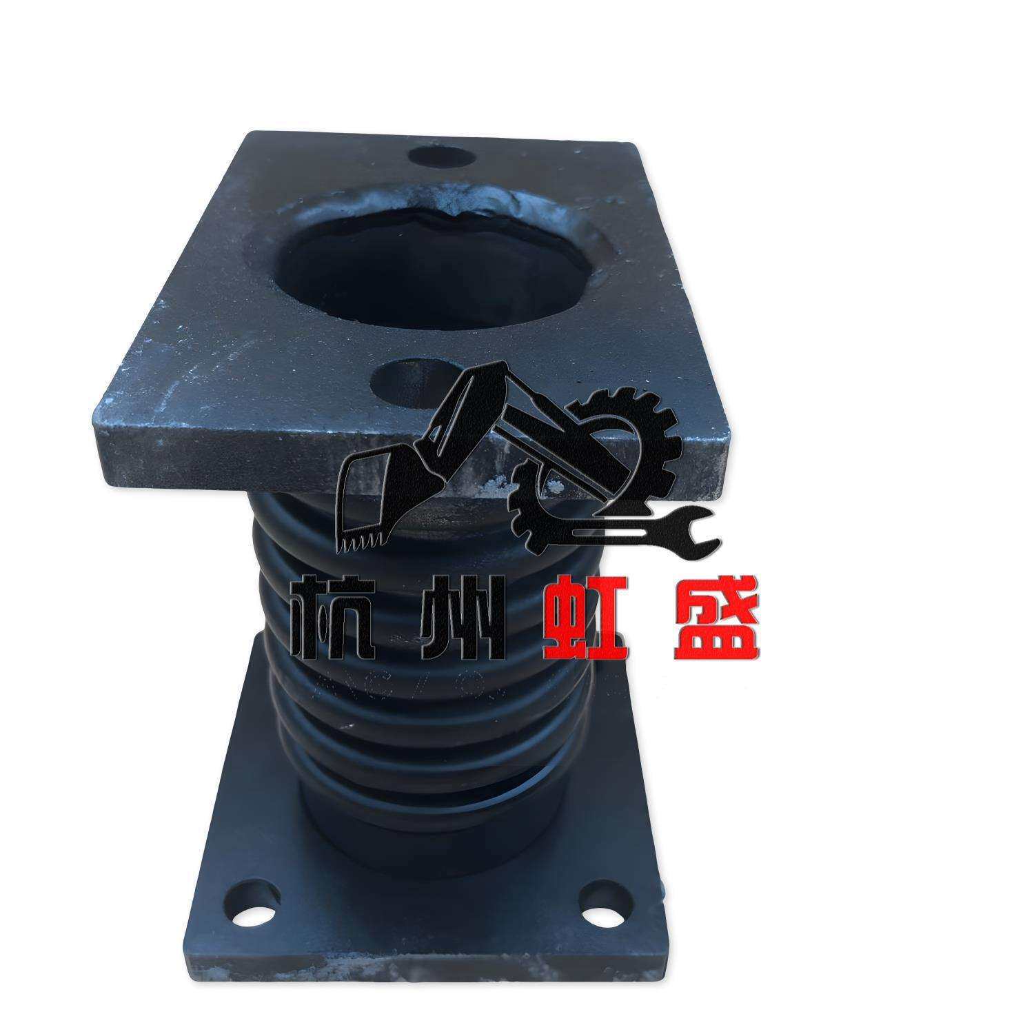 适用挖掘机配件小松PC56-7消声器接管连接喉管波纹管增压器排气管