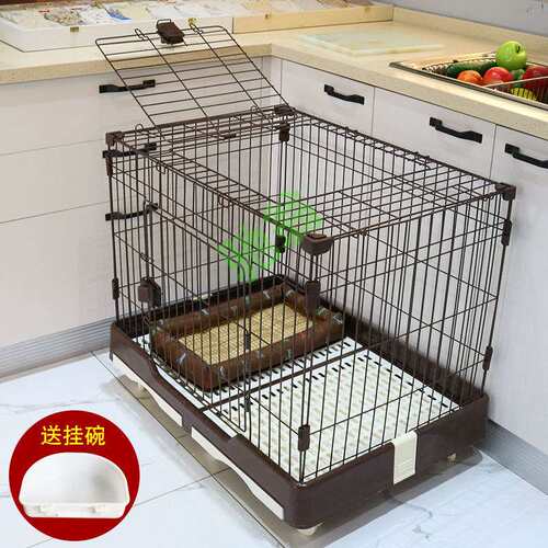 yut【1963人收藏】狗笼小中型犬室内带厕所泰迪小宠物犬猫笼兔笼