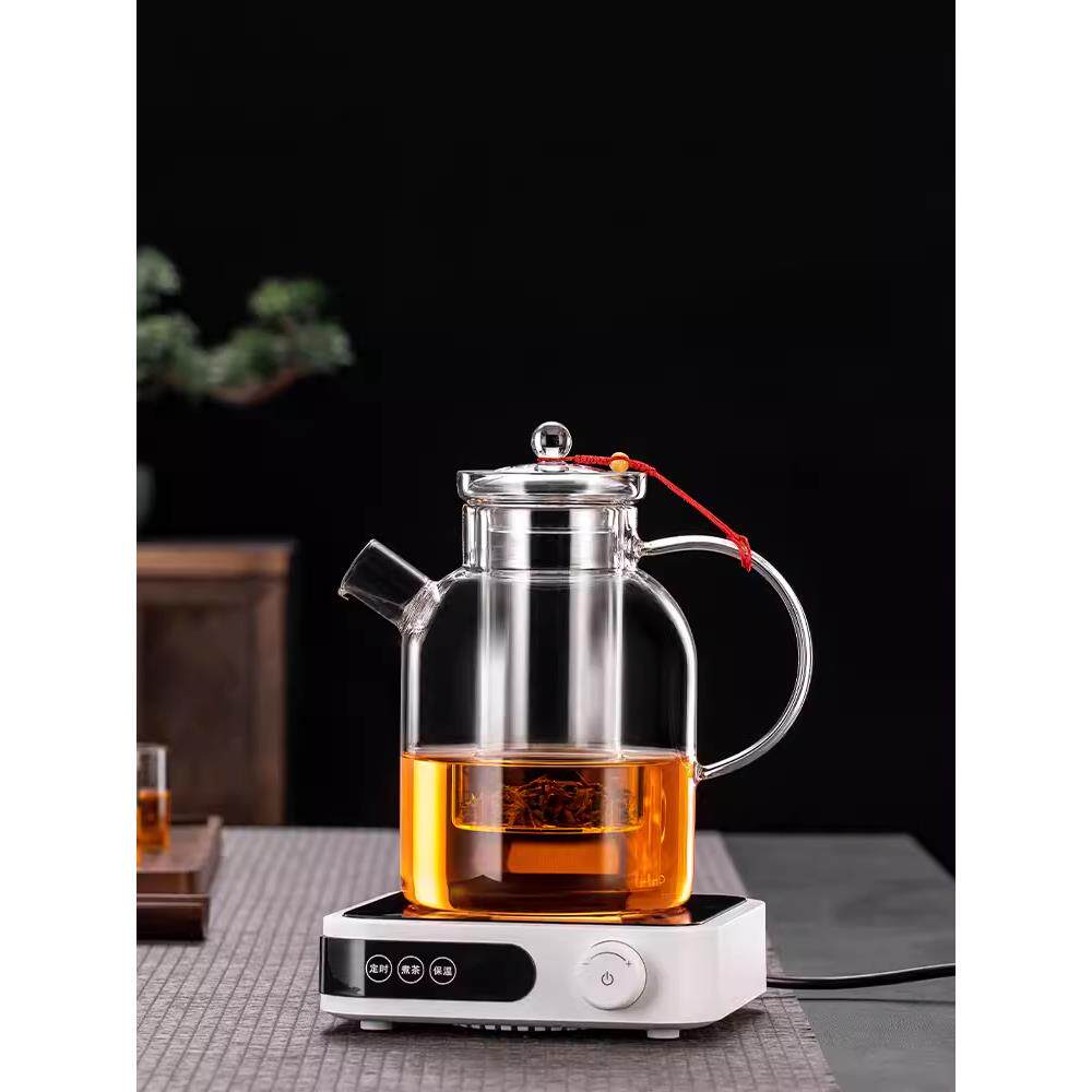 玻璃煮茶壶全玻璃养生壶茶壶加厚耐高温大容量电陶炉烧水壶煮茶器