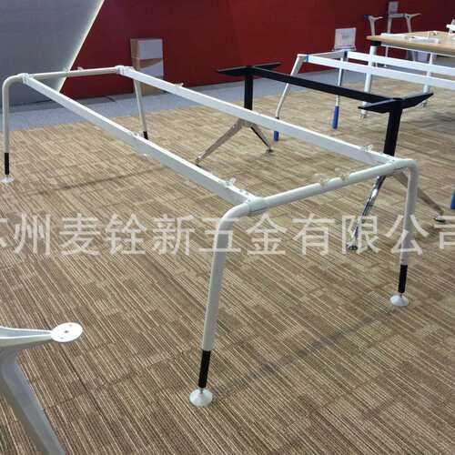 电脑桌台不锈钢金属桌架支架办公桌会议桌铁艺桌腿烤漆桌脚