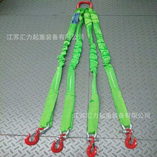 吊带组合索具6t2m 四腿吊索具6t2.5m 吊带成套索具 4叉组合
