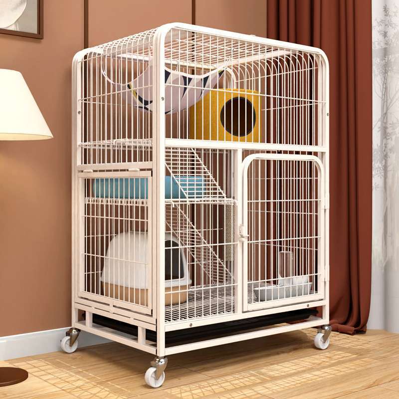 猫笼自由空间笼子家用猫咪别墅超大小型室内猫窝舍屋三层带厕所