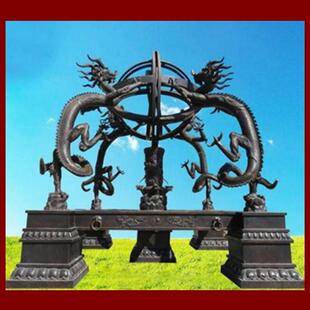 厂家大型铜雕地动仪中国古代十大发明雕塑张衡地震仪景观雕塑摆件