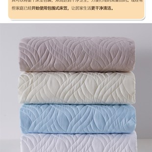 纯棉床笠1.35X2米1.8m水晶绒床罩薄棕垫席梦思保护套2X2.2m床垫套