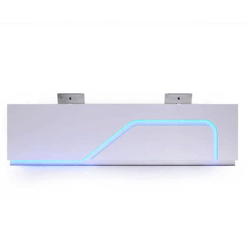 烤漆前台接待台公司前台迎宾台简约大气酒店美容院吧台收银台