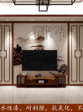 再现汉唐中式实木烤漆平板线黑色漆装饰线条吊顶收口线墙纸收边线