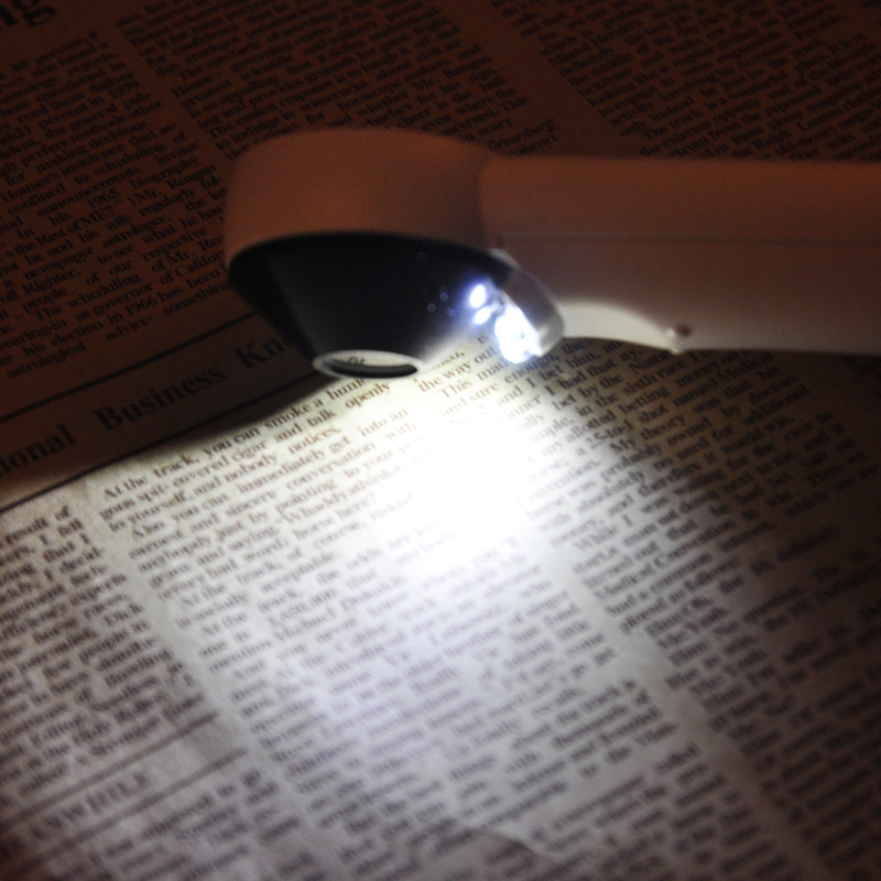 专业珠宝放大镜 45倍高清led带灯放大镜 可鉴定古玩字画玉石 特价