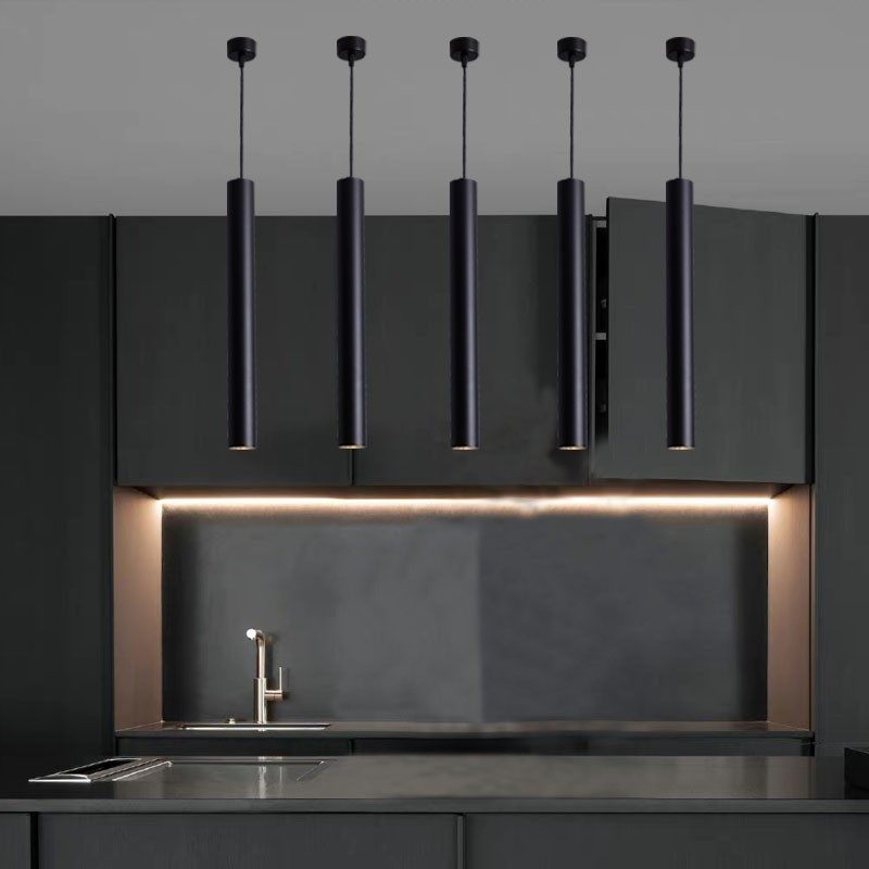 圆管led吧台长筒小吊灯简约酒店前台餐桌圆柱形单头吊线射灯,家装灯饰光源,客厅吊灯,淘宝优惠券,粉丝福利购,淘宝优惠卷