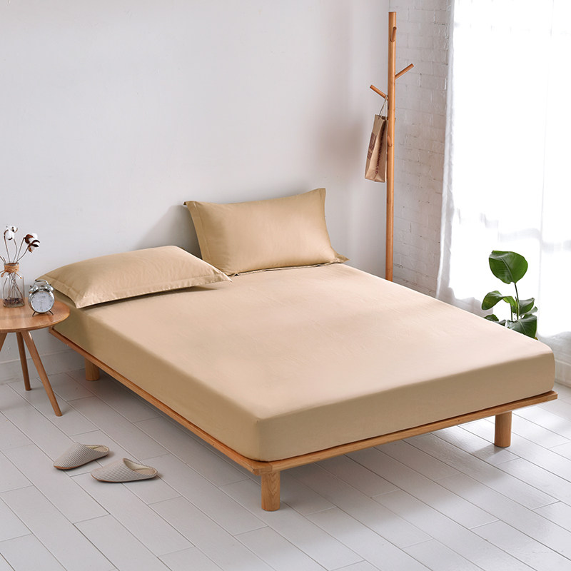 床笠单件纯棉席梦思床垫保护套子全棉1.8m防滑固定防尘床罩可定制