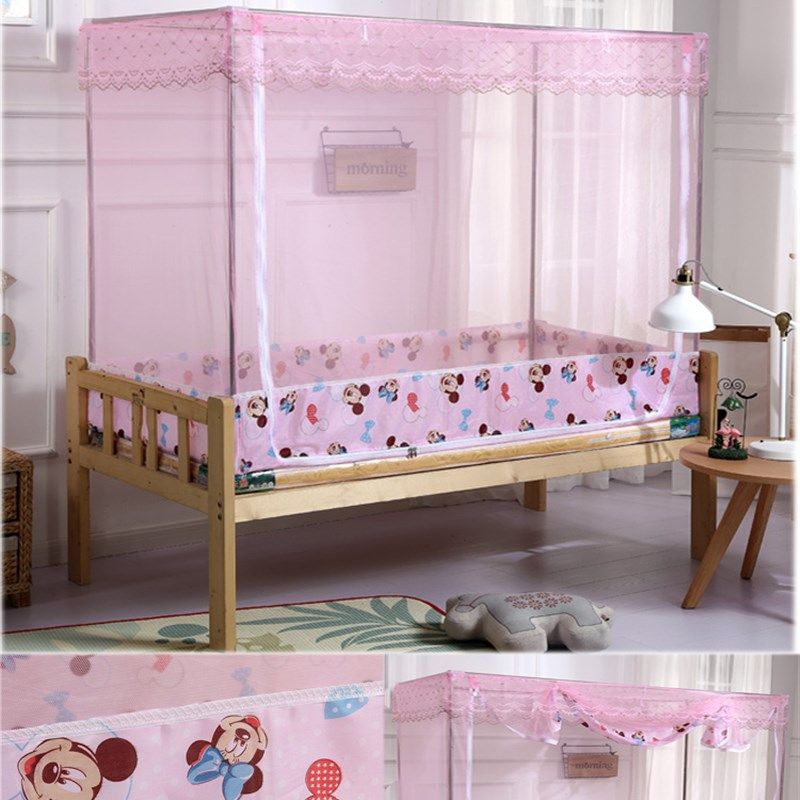 儿童床蚊帐男孩1米单人小床蚊帐学生宿舍蚊帐儿童蚊帐定做168 88