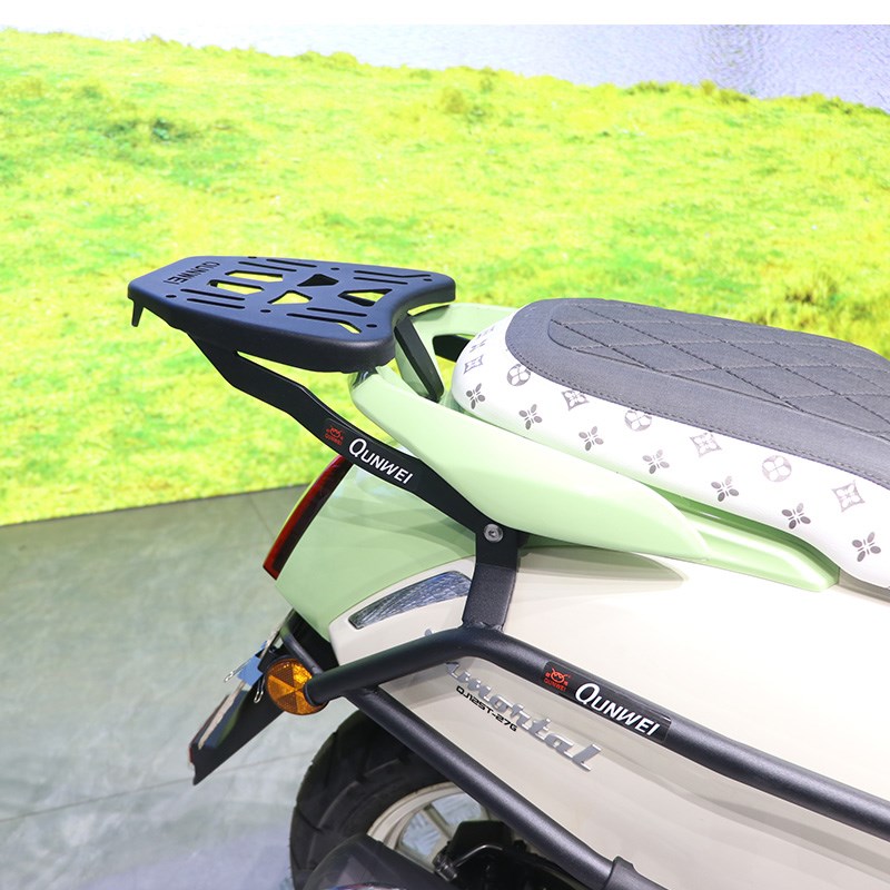 适用钱江阳光壹米125尾翼尾箱架后货架QJ125T-27G改装行李架衣架