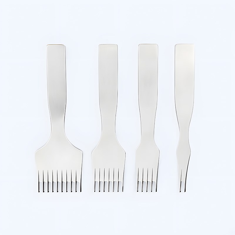 高级法斩 法式六菱斩斜平斩手工DIY皮具斩皮革手缝打孔工具欧式斩