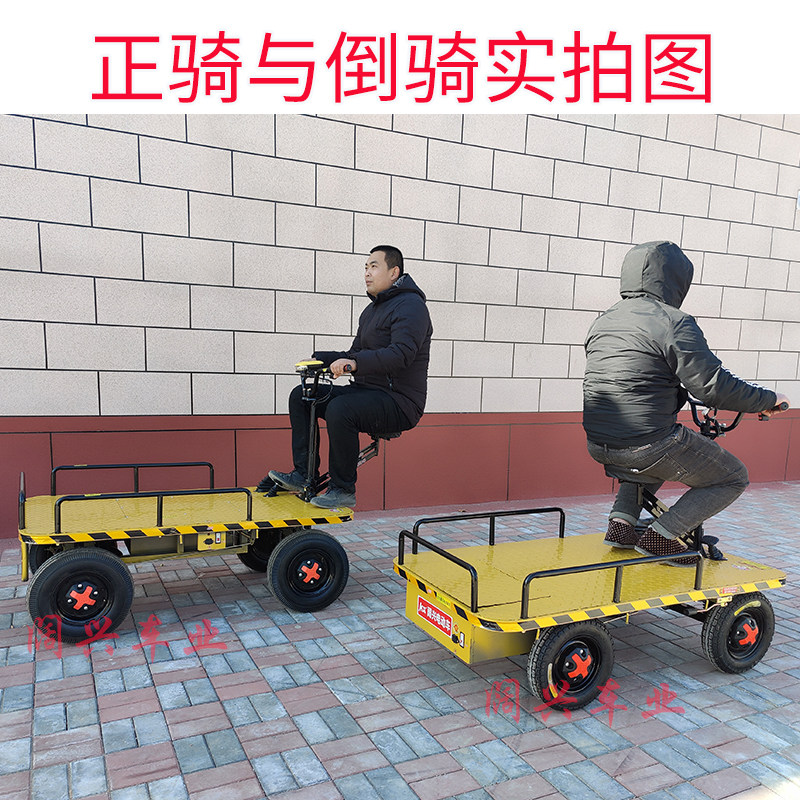 电动平车车电梯四轮车拉货板仓库厂区输运车超市商场手推车载重王