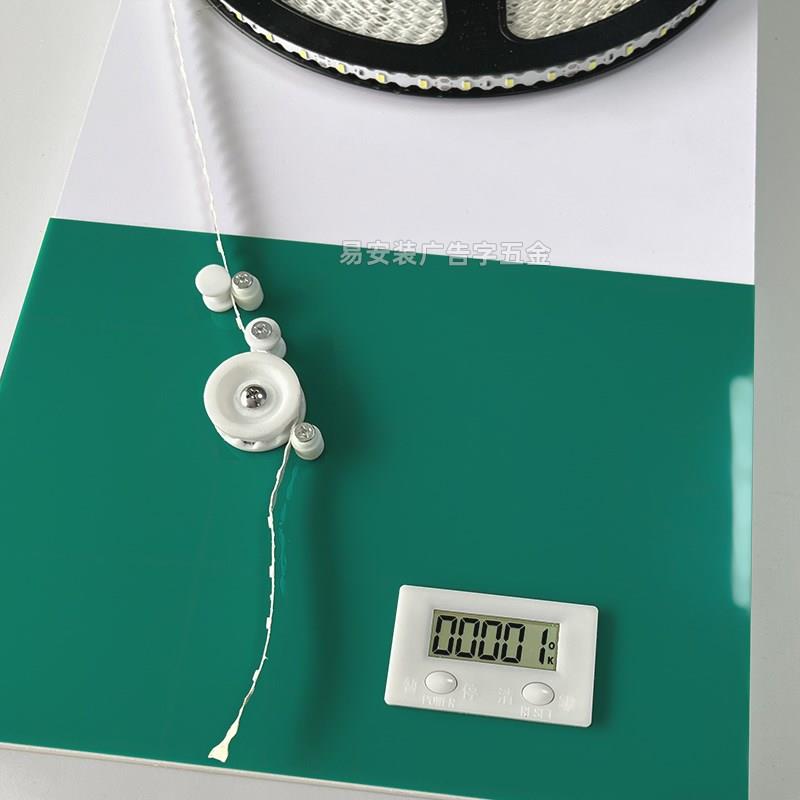 易安装LED灯带计米转盘计米显示器旋转转盘米数尺寸测量实用工具图片