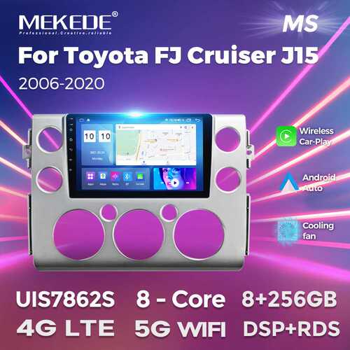 适用于Toyota FJ Cruiser J15 2006-2020丰田酷路泽智能安卓导航