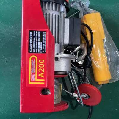 定制小型起重机升降机220V钢丝绳瑞玛特微型卷扬机电动葫芦吊机