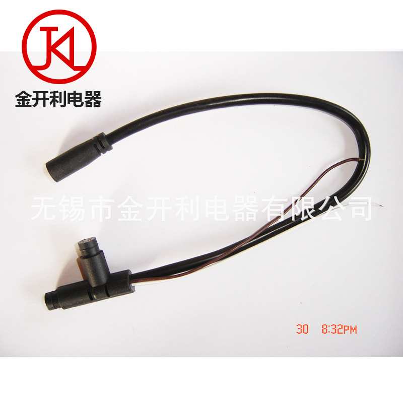 美式T型4芯连接线束 车用车灯系统线束 T型4芯插头