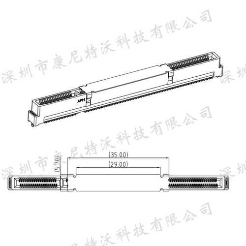 GEN-Z AMPHENOL安费诺SLIM COOL EDGE SE1020026101011 200P 立贴