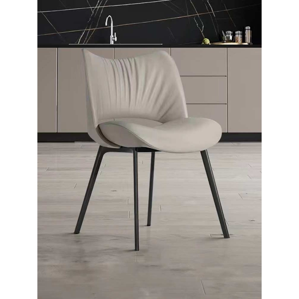 北欧现代餐椅家用简约轻奢高级皮质意式极简餐桌靠背餐厅吃饭椅子,3C数码配件,摄像机配件,淘宝优惠券,粉丝福利购,淘宝优惠卷