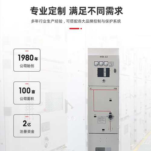 CNHK黄华集团固体绝缘充气柜10KV高压成套开关柜SF6环网柜HSI-12