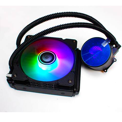 天极风冰魔120/240一体式水冷AM42011CPU水冷散热器 12CM温控风扇