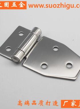 AS91一边大不锈钢合页 发电机静音箱铰链SZJ307 加厚承重型合页