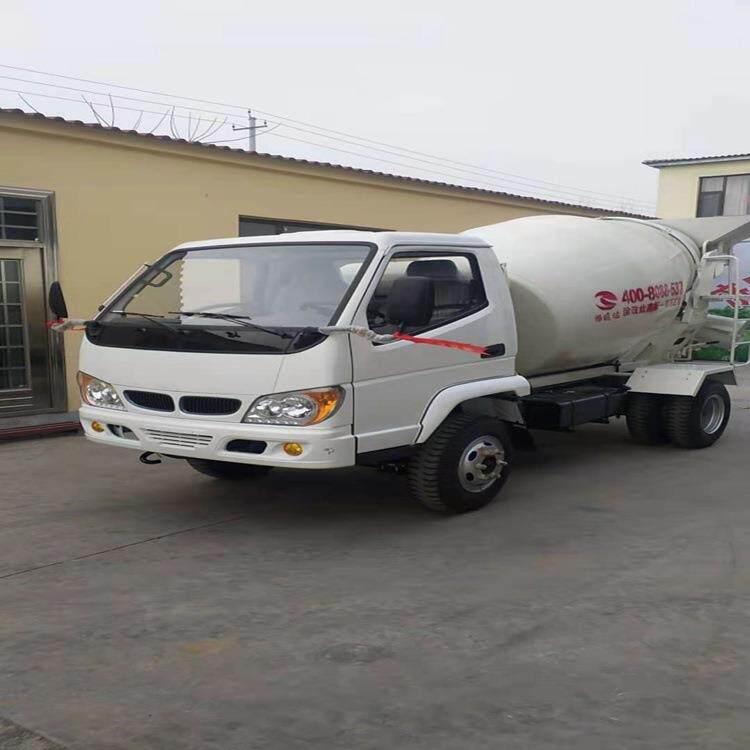 农房建设搅拌车水泥罐车 后卸运输小型3方混凝土搅拌车图片及价格