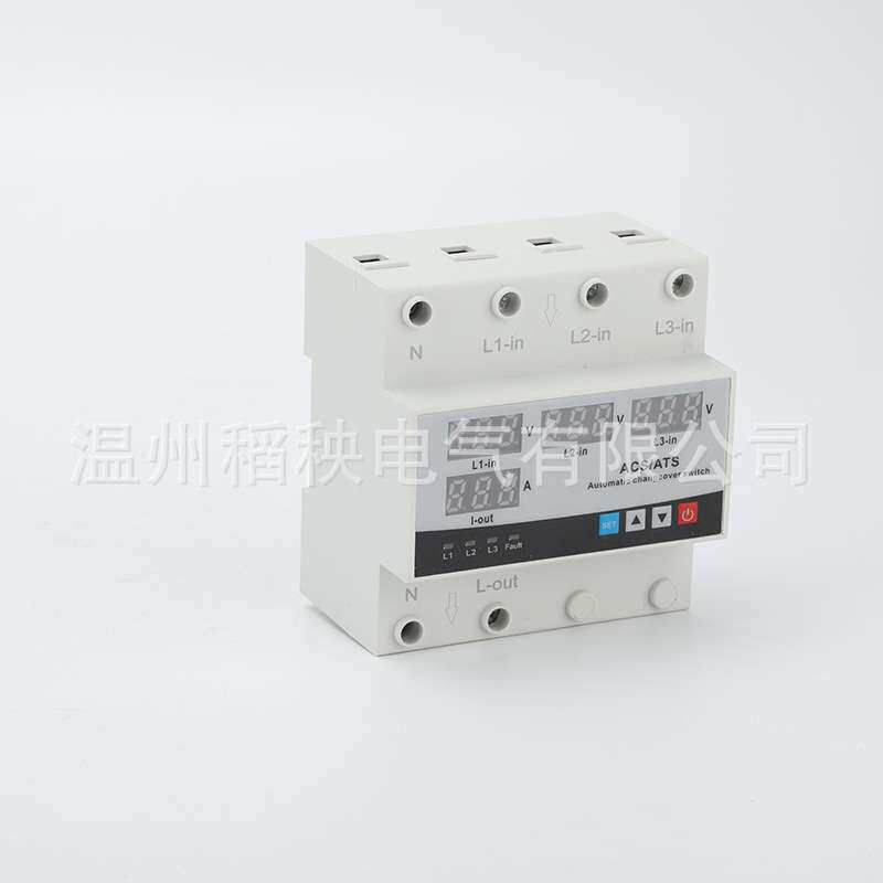 光伏断电自动切换开关带过欠压过流保护自恢复家电保护器8010063A